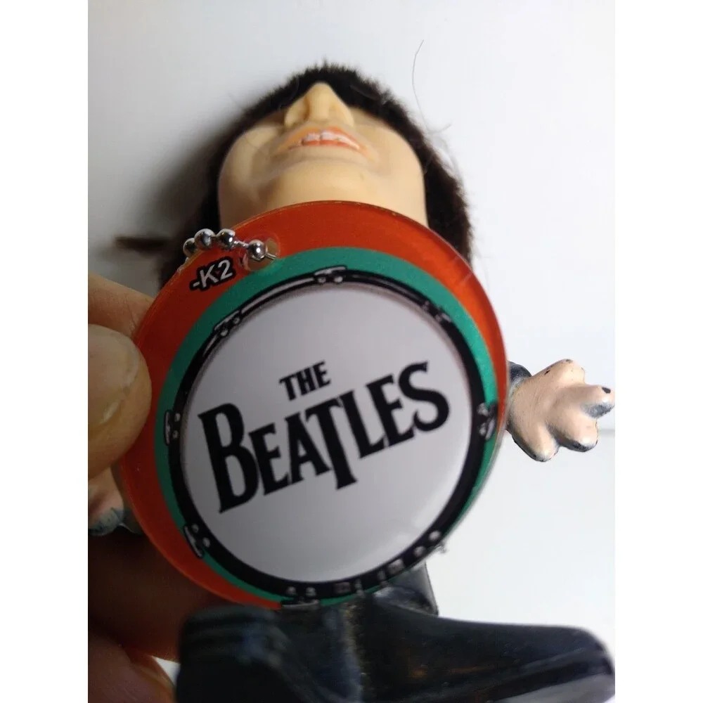 The Beatles Remco Doll John Lennon Doll Original Nems 1964 Hard Body + Keychain